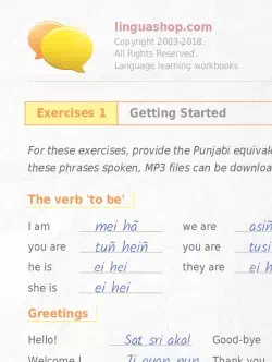 PDF Workbook in Punjabi
