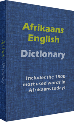 Afrikanca sözlük