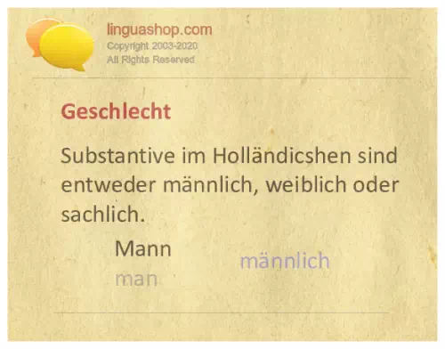 Holländische Grammatik zum Herunter­laden