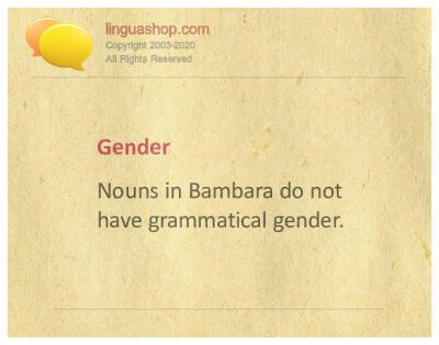 Bambara grammatik til download
