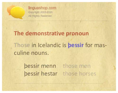 Icelandic grammar for download