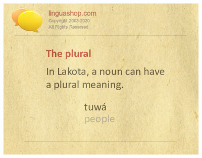 Lakota Grammatik zum Herunter­laden