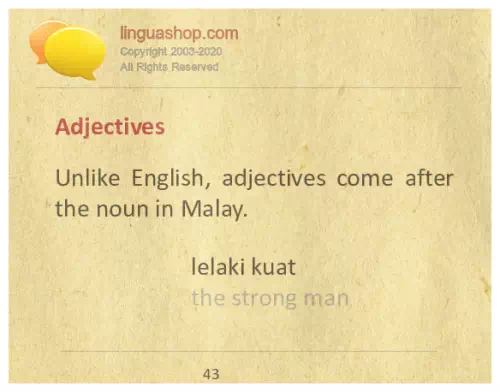 Malay grammar for download
