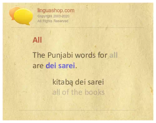 Punjabi grammar for download