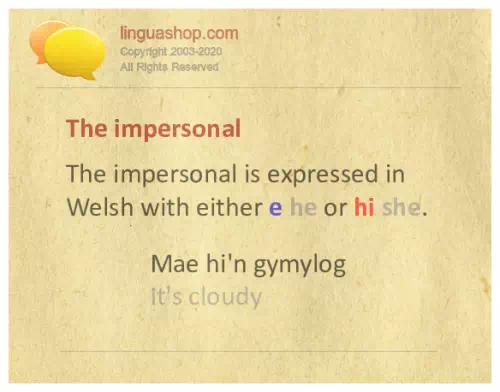 Welsh grammar for download