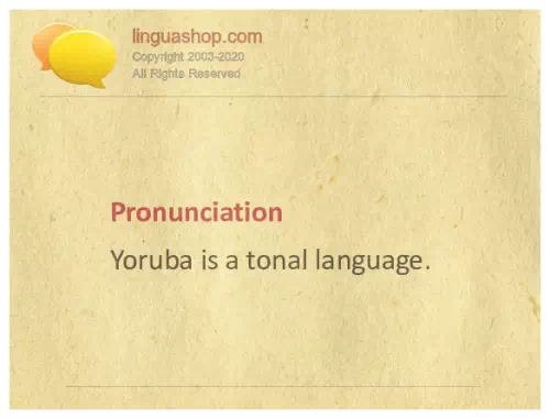 Yoruba grammar for download