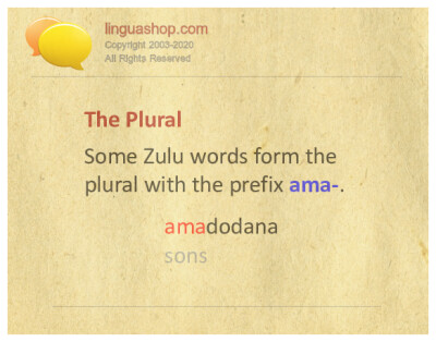 Zulu Grammatik zum Herunter­laden