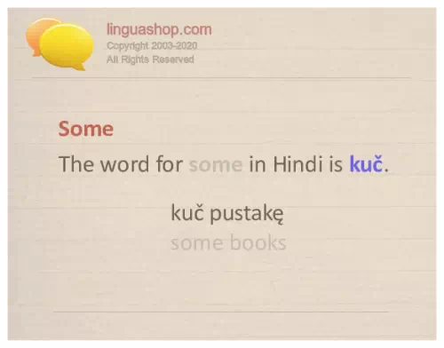 Slovnica v hindijščini za prenos