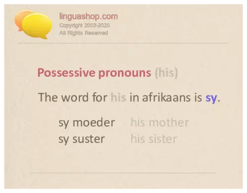 Африкаанська граматика для завантаження