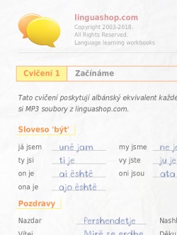 PDF cvičebnice v albánštině