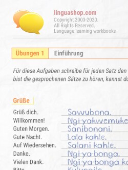 PDF Übungsheft auf Zulu