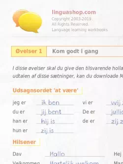 PDF arbejdsbog til hollandsk