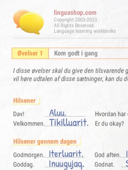 PDF arbejdsbog til grønlandsk