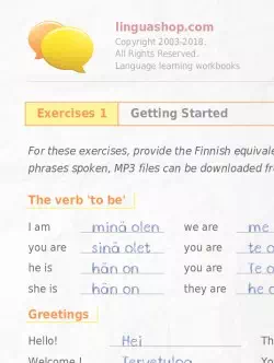 PDF Workbook in Finnish