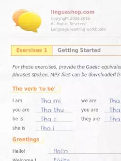 PDF Workbook in Gaelic