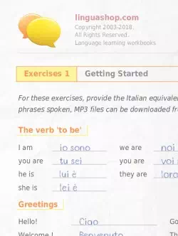PDF Workbook in Italian