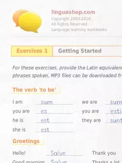 PDF Workbook in Latin