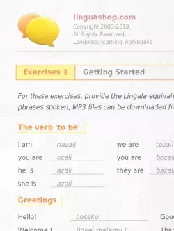PDF Workbook in Lingala