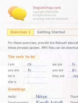 PDF Workbook in Nahuatl