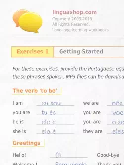 PDF Workbook in Portuguese