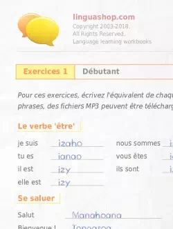 PDF Cahier d'exercices en malgache