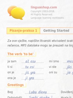 PDF Radna knjiga na litvanskom