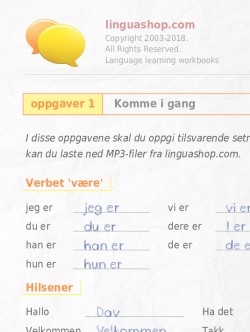 PDF arbeidsbok på dansk