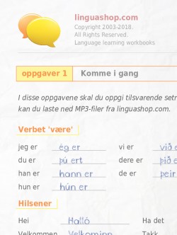 PDF arbeidsbok på islandsk
