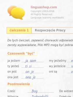 Skoroszyt do języka chorwacki PDF