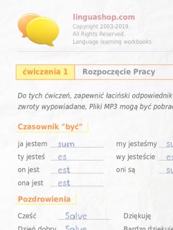 Skoroszyt do łacińskiego PDF