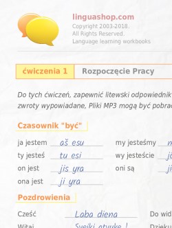 Skoroszyt do litewskiego PDF