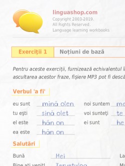 Caiet de exerciţii PDF în limba finlandeză