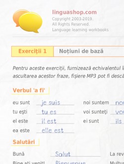 Caiet de exerciţii PDF în limba franceză