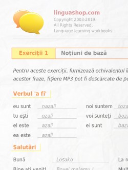 Caiet de exerciţii PDF în limba lingala
