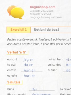 Caiet de exerciţii PDF în limba norvegiană