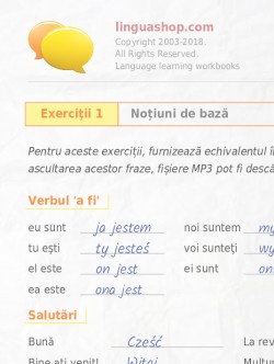 Caiet de exerciţii PDF în limba poloneză