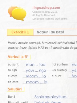 Caiet de exerciţii PDF în limba wolof