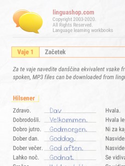 PDF delovni zvezek v Danščini