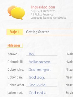 PDF delovni zvezek v Norveščini