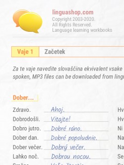 PDF delovni zvezek v Slovaščini