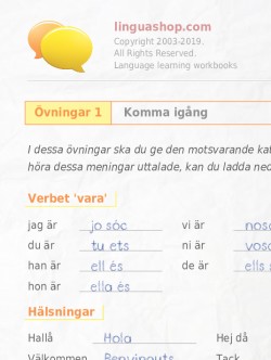 PDF arbetsbok för katalanska