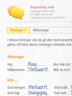 PDF arbetsbok för grönländska