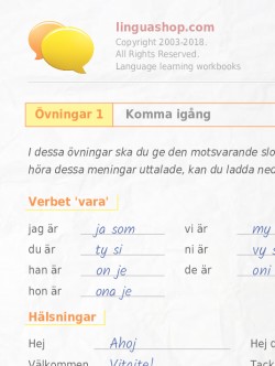 PDF arbetsbok för slovakiska