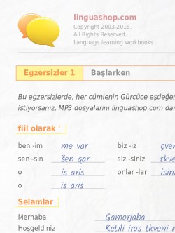 Gürcüce PDF defter
