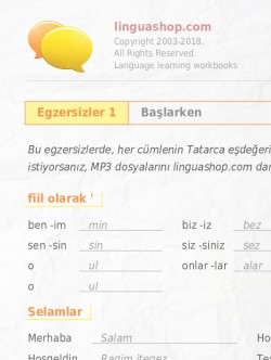 Tatarca PDF defter